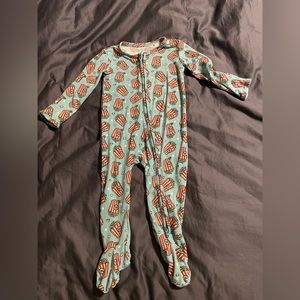 Popcorn Footed Onesie